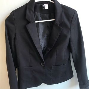 Black Divided By H&M Blazer SZ 4